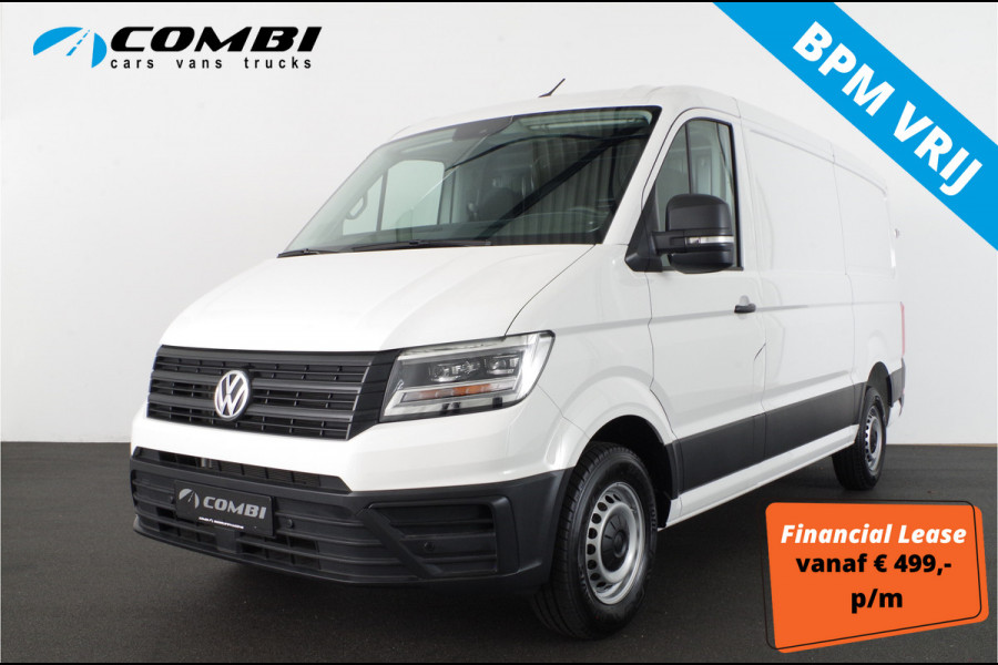 Volkswagen Crafter 35t 2.0 TDI L3H2 > BPM vrij!\Camera/cruise control/Apple Carplay/Android Auto/parkeersensor voor en achter Lease ook mogelijk!