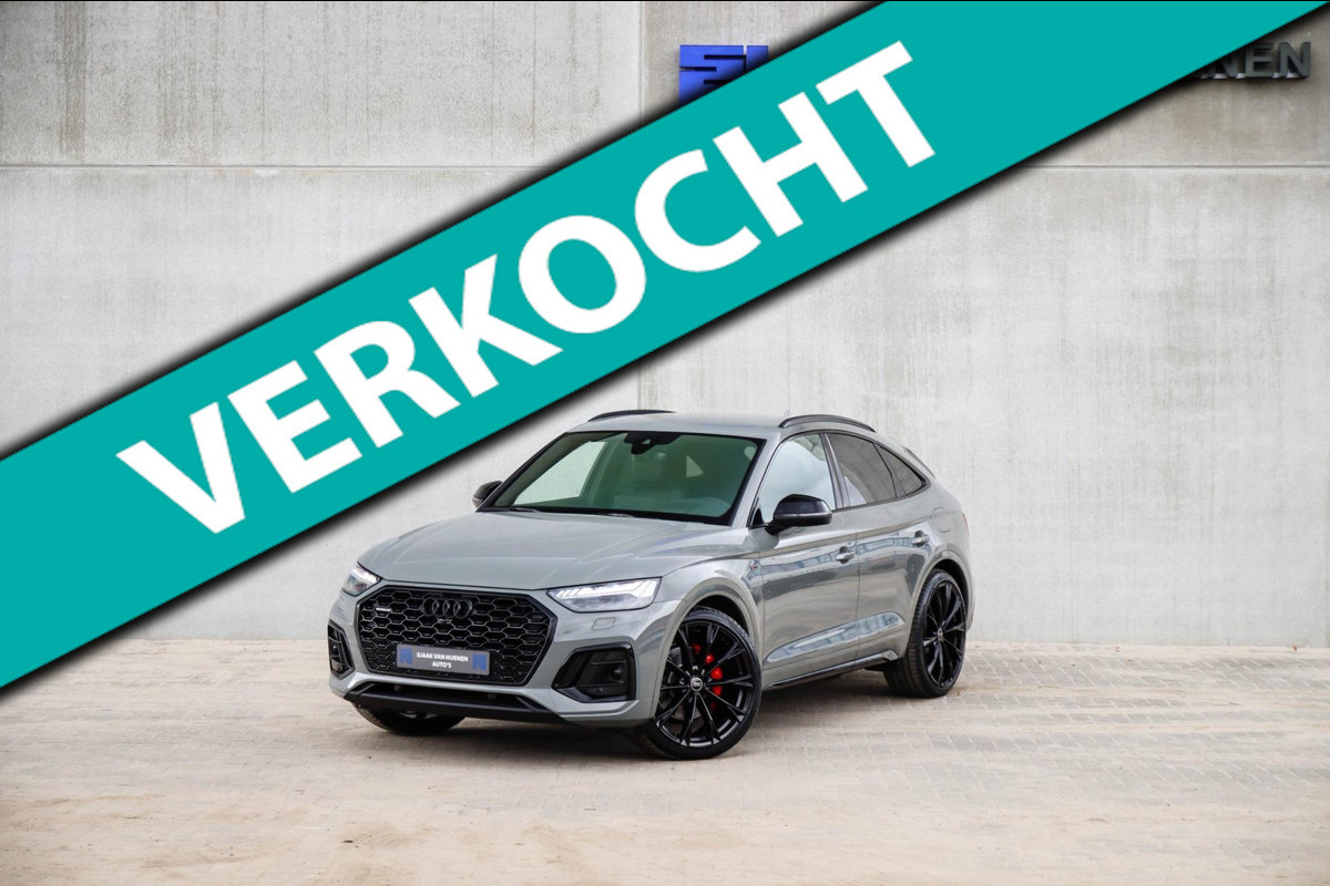 Audi Q5 Sportback 55 TFSI e Quattro Competition S Edition S-Line 367pk 1e Eig|DLR|Automaat|Luchtvering|Virtual Cockpit|OLED Matrix Audi Q5 Sportback 55 TFSI e Quattro Competition S Edition S-Line 367pk 1e Eig|DLR|Automaat|Luchtvering|Virtual Cockpit|OLED Matrix