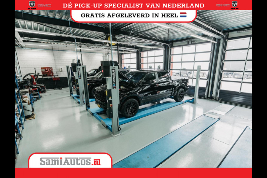Dodge Ram 1500 LIMITED NIGHT HIGH OUTPUT H.O 540PK 706 Nm 2025 | XB9 | MASSAGE | BOM VOL | CREW CAB | DUBBELE CABINE | GRIJSKENTEKEN | DE MEEST LUXUEUZE en BEGEERDE Pick-up VOORRAAD NR 2356 - 0990