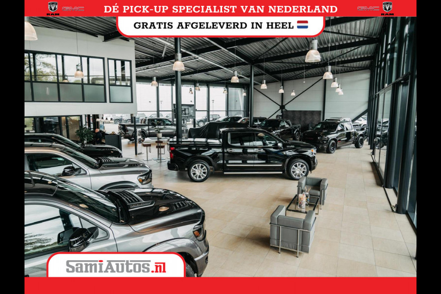 Dodge Ram 1500 LIMITED NIGHT HIGH OUTPUT H.O 540PK 706 Nm 2025 | XB9 | MASSAGE | BOM VOL | CREW CAB | DUBBELE CABINE | GRIJSKENTEKEN | DE MEEST LUXUEUZE en BEGEERDE Pick-up VOORRAAD NR 2356 - 0990
