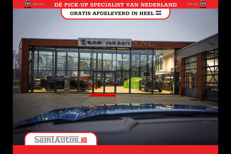 Dodge Ram 1500 LIMITED NIGHT HIGH OUTPUT H.O 540PK 706 Nm 2025 | XB9 | MASSAGE | BOM VOL | CREW CAB | DUBBELE CABINE | GRIJSKENTEKEN | DE MEEST LUXUEUZE en BEGEERDE Pick-up VOORRAAD NR 2356 - 0990