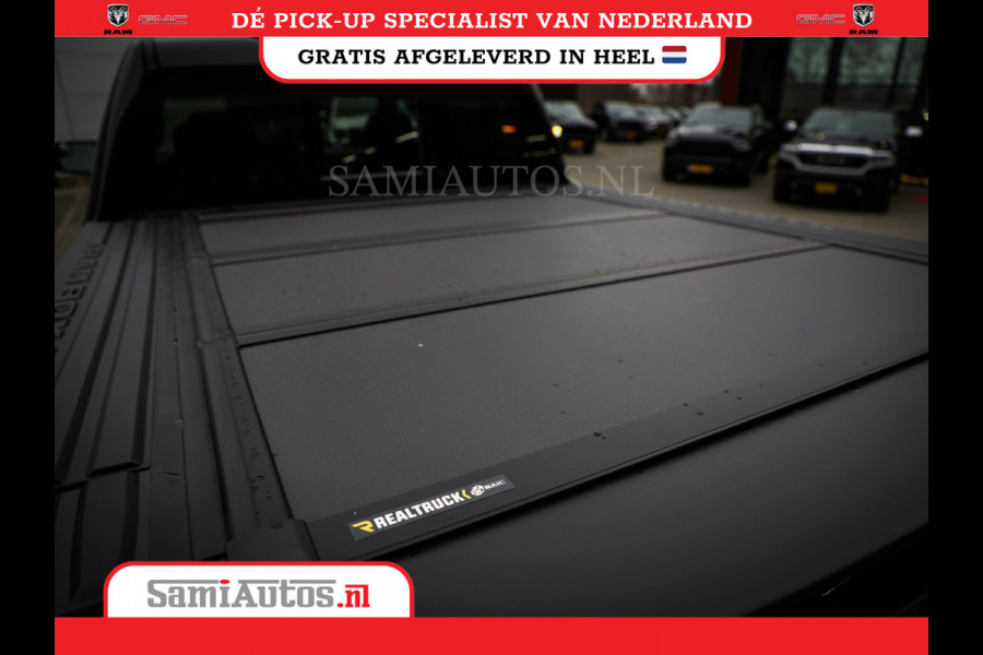Dodge Ram 1500 LIMITED NIGHT HIGH OUTPUT H.O 540PK 706 Nm 2025 | XB9 | MASSAGE | BOM VOL | CREW CAB | DUBBELE CABINE | GRIJSKENTEKEN | DE MEEST LUXUEUZE en BEGEERDE Pick-up VOORRAAD NR 2356 - 0990