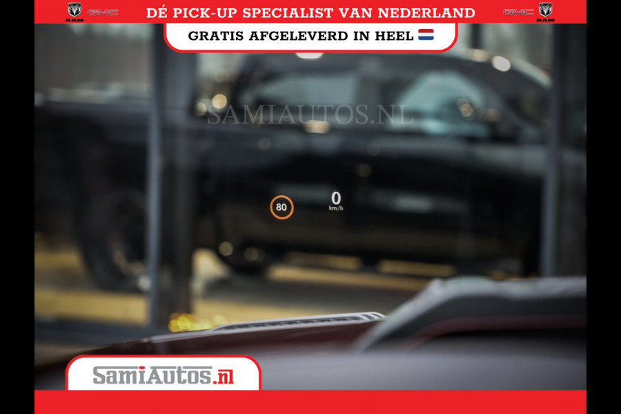 Dodge Ram 1500 LIMITED NIGHT HIGH OUTPUT H.O 540PK 706 Nm 2025 | XB9 | MASSAGE | BOM VOL | CREW CAB | DUBBELE CABINE | GRIJSKENTEKEN | DE MEEST LUXUEUZE en BEGEERDE Pick-up VOORRAAD NR 2356 - 0990