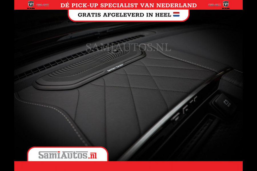 Dodge Ram 1500 LIMITED NIGHT HIGH OUTPUT H.O 540PK 706 Nm 2025 | XB9 | MASSAGE | BOM VOL | CREW CAB | DUBBELE CABINE | GRIJSKENTEKEN | DE MEEST LUXUEUZE en BEGEERDE Pick-up VOORRAAD NR 2356 - 0990
