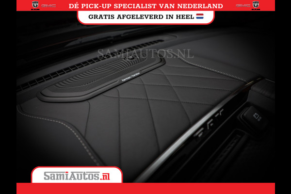 Dodge Ram 1500 LIMITED NIGHT HIGH OUTPUT H.O 540PK 706 Nm 2025 | XB9 | MASSAGE | BOM VOL | CREW CAB | DUBBELE CABINE | GRIJSKENTEKEN | DE MEEST LUXUEUZE en BEGEERDE Pick-up VOORRAAD NR 2356 - 0990