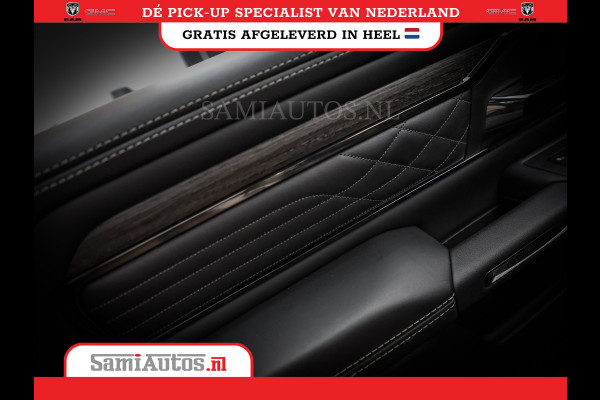 Dodge Ram 1500 LIMITED NIGHT HIGH OUTPUT H.O 540PK 706 Nm 2025 | XB9 | MASSAGE | BOM VOL | CREW CAB | DUBBELE CABINE | GRIJSKENTEKEN | DE MEEST LUXUEUZE en BEGEERDE Pick-up VOORRAAD NR 2356 - 0990