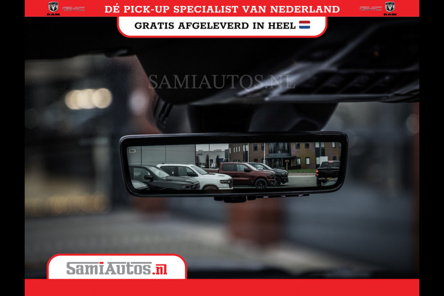 Dodge Ram 1500 LIMITED NIGHT HIGH OUTPUT H.O 540PK 706 Nm 2025 | XB9 | MASSAGE | BOM VOL | CREW CAB | DUBBELE CABINE | GRIJSKENTEKEN | DE MEEST LUXUEUZE en BEGEERDE Pick-up VOORRAAD NR 2356 - 0990