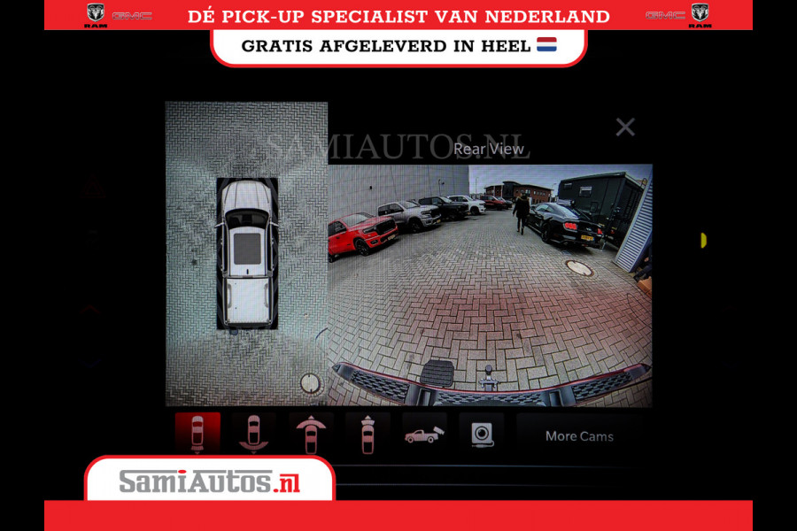 Dodge Ram 1500 LIMITED NIGHT HIGH OUTPUT H.O 540PK 706 Nm 2025 | XB9 | MASSAGE | BOM VOL | CREW CAB | DUBBELE CABINE | GRIJSKENTEKEN | DE MEEST LUXUEUZE en BEGEERDE Pick-up VOORRAAD NR 2356 - 0990
