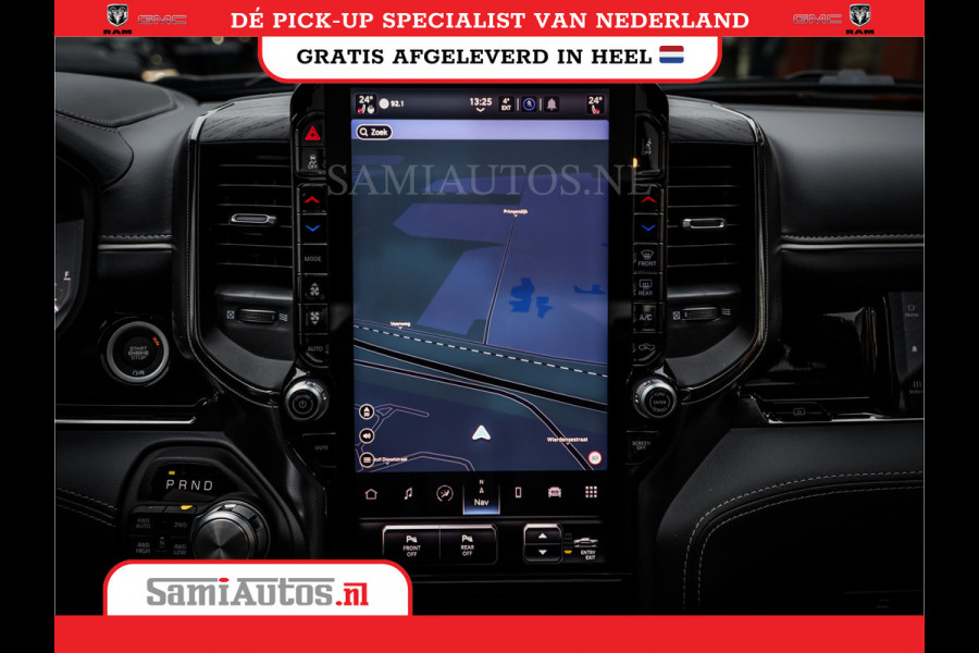 Dodge Ram 1500 LIMITED NIGHT HIGH OUTPUT H.O 540PK 706 Nm 2025 | XB9 | MASSAGE | BOM VOL | CREW CAB | DUBBELE CABINE | GRIJSKENTEKEN | DE MEEST LUXUEUZE en BEGEERDE Pick-up VOORRAAD NR 2356 - 0990