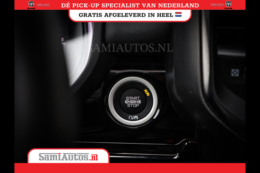 Dodge Ram 1500 LIMITED NIGHT HIGH OUTPUT H.O 540PK 706 Nm 2025 | XB9 | MASSAGE | BOM VOL | CREW CAB | DUBBELE CABINE | GRIJSKENTEKEN | DE MEEST LUXUEUZE en BEGEERDE Pick-up VOORRAAD NR 2356 - 0990