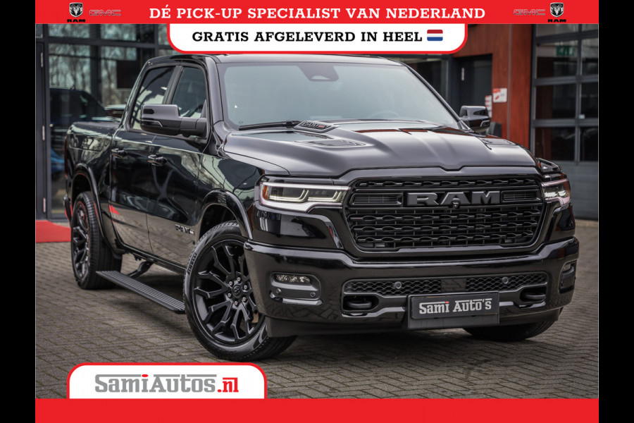 Dodge Ram 1500 LIMITED HIGH OUTPUT | 706 NM 540PK | RAM VOL | DEMO | DEZE RAM BESCHIKT OVER ALLE BESCHIKBARE OPTIES | DUBBELE CAINE | 5 PERSOONS | DC |