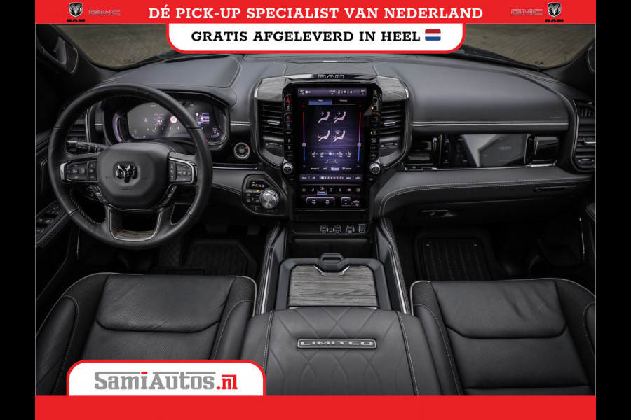 Dodge Ram 1500 LIMITED HIGH OUTPUT | 706 NM 540PK | RAM VOL | DEMO | DEZE RAM BESCHIKT OVER ALLE BESCHIKBARE OPTIES | DUBBELE CAINE | 5 PERSOONS | DC |