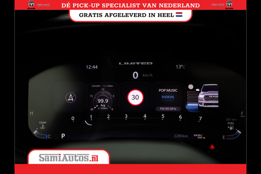 Dodge Ram 1500 LIMITED HIGH OUTPUT | 706 NM 540PK | RAM VOL | DEMO | DEZE RAM BESCHIKT OVER ALLE BESCHIKBARE OPTIES | DUBBELE CAINE | 5 PERSOONS | DC |