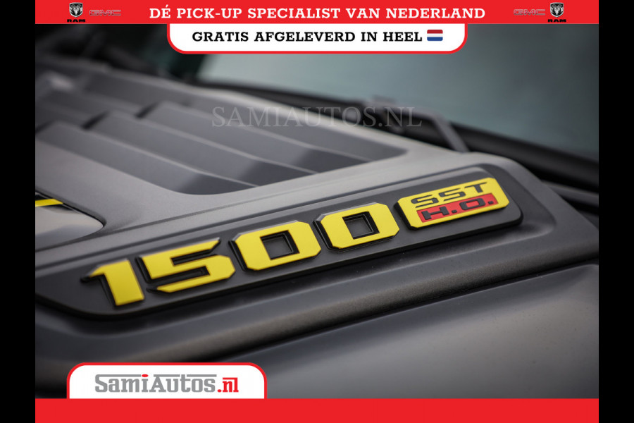 Dodge Ram 1500 LIMITED NIGHT HIGH OUTPUT | DE MEEST LUXUEUZE PICK UP | H.O 540PK 706 Nm 2025 | XB9 | MASSAGE | BOM VOL | CREW CAB | DUBBELE CABINE | GRIJSKENTEKEN | 5 PERSOONS | VOORRAAD NR 2337 - 7694