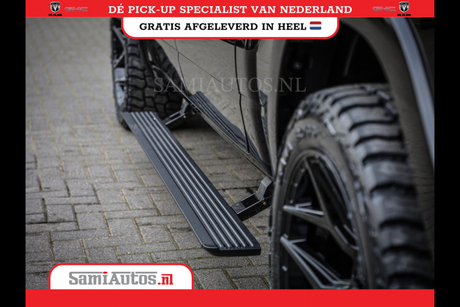 Dodge Ram 1500 LIMITED NIGHT HIGH OUTPUT | DE MEEST LUXUEUZE PICK UP | H.O 540PK 706 Nm 2025 | XB9 | MASSAGE | BOM VOL | CREW CAB | DUBBELE CABINE | GRIJSKENTEKEN | 5 PERSOONS | VOORRAAD NR 2337 - 7694