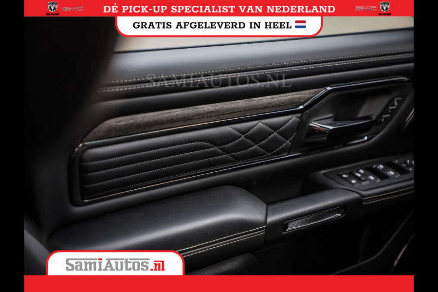 Dodge Ram 1500 LIMITED NIGHT HIGH OUTPUT | DE MEEST LUXUEUZE PICK UP | H.O 540PK 706 Nm 2025 | XB9 | MASSAGE | BOM VOL | CREW CAB | DUBBELE CABINE | GRIJSKENTEKEN | 5 PERSOONS | VOORRAAD NR 2337 - 7694