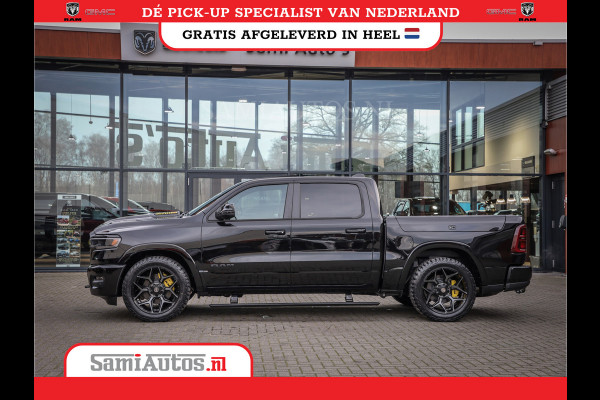 Dodge Ram 1500 LIMITED NIGHT HIGH OUTPUT | DE MEEST LUXUEUZE PICK UP | H.O 540PK 706 Nm 2025 | XB9 | MASSAGE | BOM VOL | CREW CAB | DUBBELE CABINE | GRIJSKENTEKEN | 5 PERSOONS | VOORRAAD NR 2337 - 7694