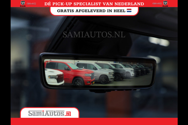 Dodge Ram 1500 LIMITED NIGHT HIGH OUTPUT | DE MEEST LUXUEUZE PICK UP | H.O 540PK 706 Nm 2025 | XB9 | MASSAGE | BOM VOL | CREW CAB | DUBBELE CABINE | GRIJSKENTEKEN | 5 PERSOONS | VOORRAAD NR 2337 - 7694