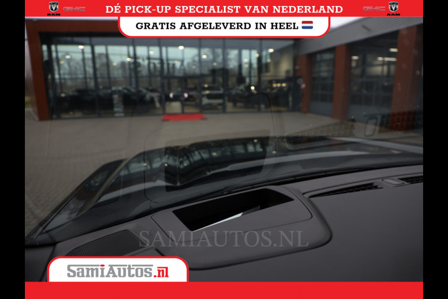 GMC Sierra Denali 6.2 V8 426PK | BLACK LEDER | HUD | ALLE OPTIES | HEAD-UP | LANE ASSIST | 360 CAMERA | VIRTUAL COCKPIT | DUBBELE CABINE | 5 PERSOONS | PICK UP | Voorraad Nr 420334