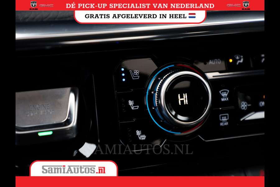 GMC Sierra Denali 6.2 V8 426PK | BLACK LEDER | HUD | ALLE OPTIES | HEAD-UP | LANE ASSIST | 360 CAMERA | VIRTUAL COCKPIT | DUBBELE CABINE | 5 PERSOONS | PICK UP | Voorraad Nr 420334