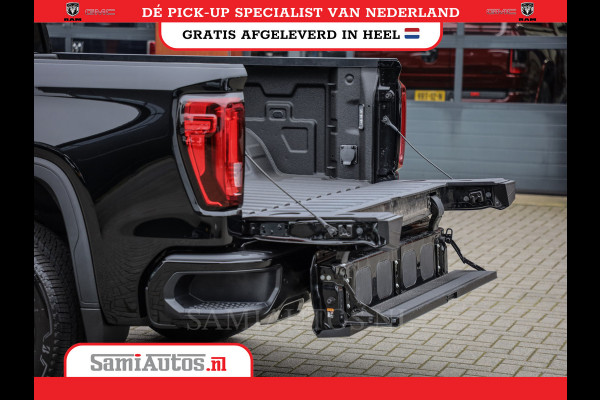 GMC Sierra Denali 6.2 V8 426PK | BLACK LEDER | HUD | ALLE OPTIES | HEAD-UP | LANE ASSIST | 360 CAMERA | VIRTUAL COCKPIT | DUBBELE CABINE | 5 PERSOONS | PICK UP | Voorraad Nr 420334