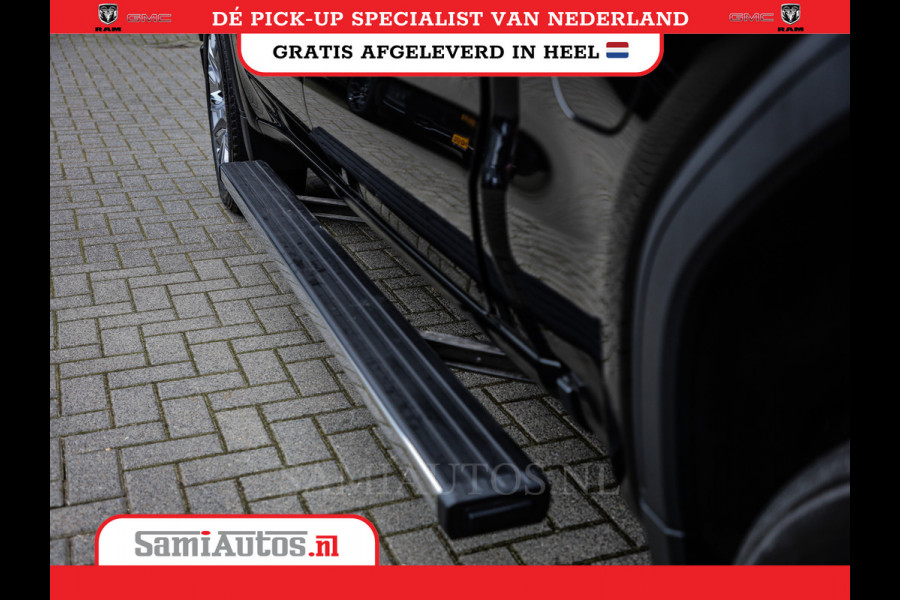 GMC Sierra Denali 6.2 V8 426PK | BLACK LEDER | HUD | ALLE OPTIES | HEAD-UP | LANE ASSIST | 360 CAMERA | VIRTUAL COCKPIT | DUBBELE CABINE | 5 PERSOONS | PICK UP | Voorraad Nr 420334