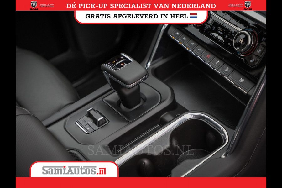 GMC Sierra Denali 6.2 V8 | HUD | 360CAMERA | HEAD-UP | APPLE CARPLAY | VIRTUAL COCKPIT |  BLACK LEDER | | FULL OPTION | DUBBELE CABINE | 5 PERSOONS | PICK UP | VOORRAAD NR 431569