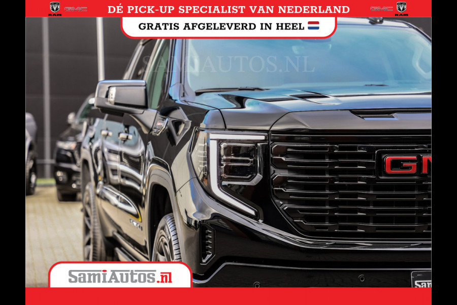 GMC Sierra Denali 6.2 V8 | HUD | 360CAMERA | HEAD-UP | APPLE CARPLAY | VIRTUAL COCKPIT |  BLACK LEDER | | FULL OPTION | DUBBELE CABINE | 5 PERSOONS | PICK UP | VOORRAAD NR 431569
