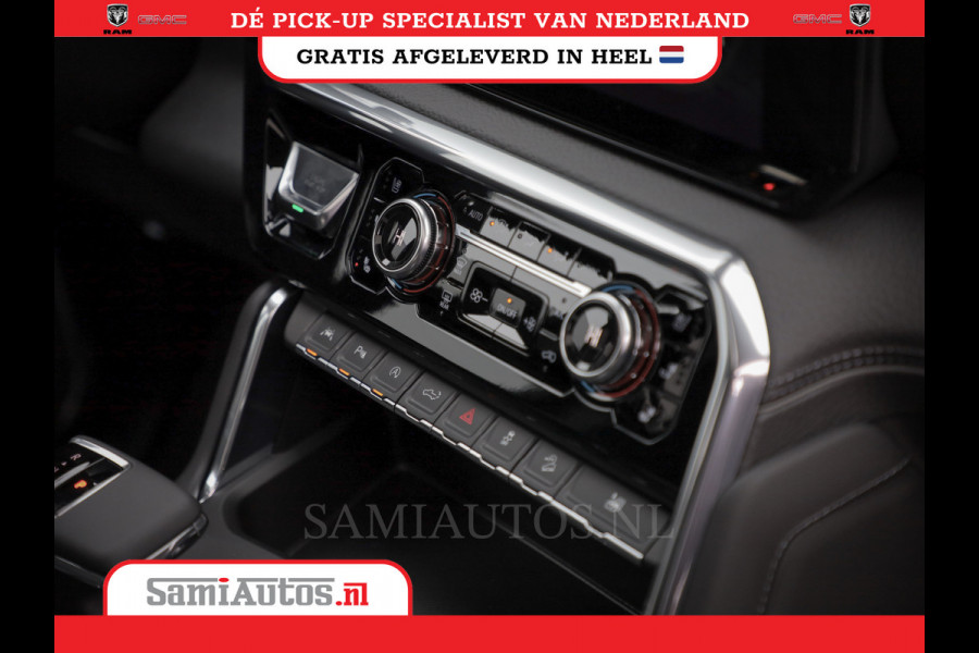 GMC Sierra Denali 6.2 V8 | HUD | 360CAMERA | HEAD-UP | APPLE CARPLAY | VIRTUAL COCKPIT |  BLACK LEDER | | FULL OPTION | DUBBELE CABINE | 5 PERSOONS | PICK UP | VOORRAAD NR 431569
