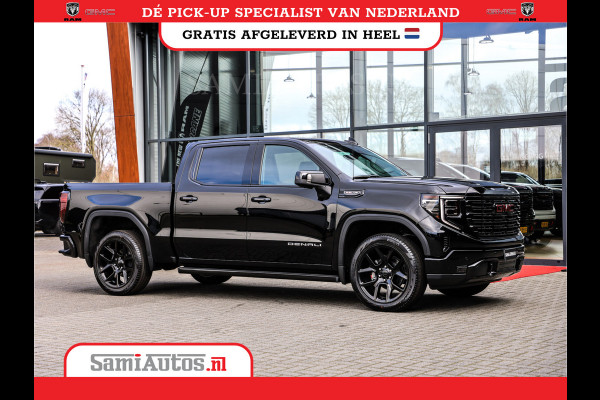 GMC Sierra Denali 6.2 V8 | HUD | 360CAMERA | HEAD-UP | APPLE CARPLAY | VIRTUAL COCKPIT |  BLACK LEDER | | FULL OPTION | DUBBELE CABINE | 5 PERSOONS | PICK UP | VOORRAAD NR 431569