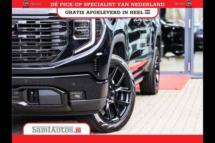 GMC Sierra Denali 6.2 V8 | HUD | 360CAMERA | HEAD-UP | APPLE CARPLAY | VIRTUAL COCKPIT |  BLACK LEDER | | FULL OPTION | DUBBELE CABINE | 5 PERSOONS | PICK UP | VOORRAAD NR 431569