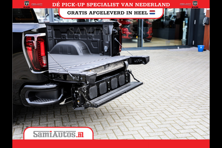 GMC Sierra Denali 6.2 V8 | HUD | 360CAMERA | HEAD-UP | APPLE CARPLAY | VIRTUAL COCKPIT |  BLACK LEDER | | FULL OPTION | DUBBELE CABINE | 5 PERSOONS | PICK UP | VOORRAAD NR 431569