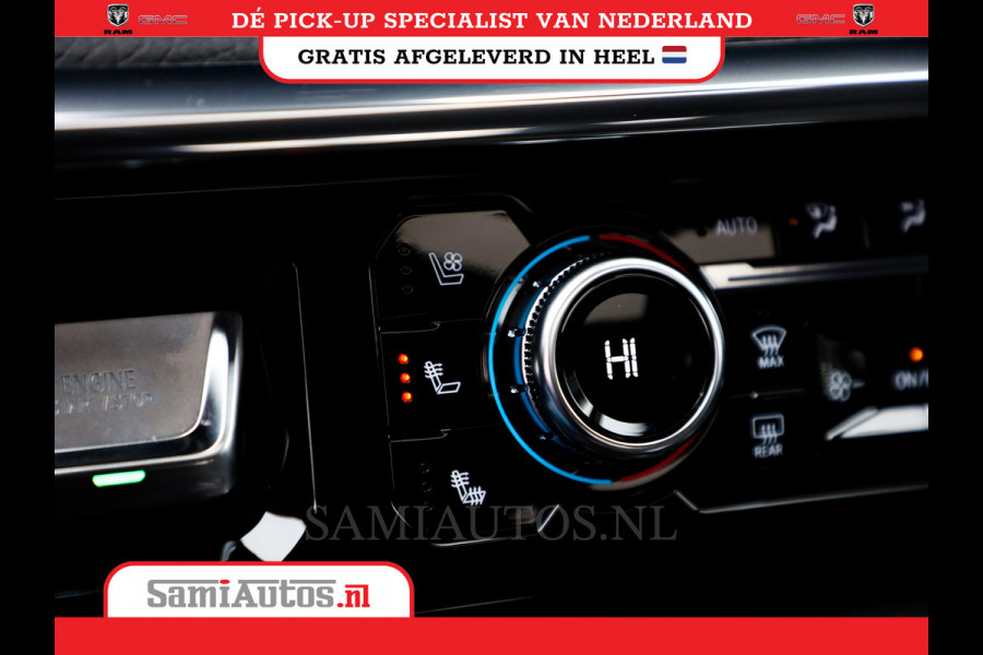 GMC Sierra Denali 6.2 V8 | HUD | 360CAMERA | HEAD-UP | APPLE CARPLAY | VIRTUAL COCKPIT |  BLACK LEDER | | FULL OPTION | DUBBELE CABINE | 5 PERSOONS | PICK UP | VOORRAAD NR 431569