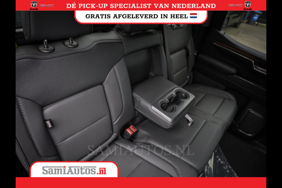 GMC Sierra Denali 6.2 V8 | HUD | 360CAMERA | HEAD-UP | APPLE CARPLAY | VIRTUAL COCKPIT |  BLACK LEDER | | FULL OPTION | DUBBELE CABINE | 5 PERSOONS | PICK UP | VOORRAAD NR 431569