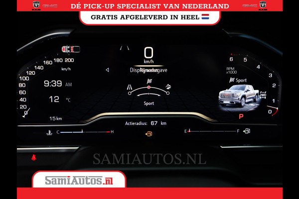 GMC Sierra Denali 6.2 V8 | HUD | 360CAMERA | HEAD-UP | APPLE CARPLAY | VIRTUAL COCKPIT |  BLACK LEDER | | FULL OPTION | DUBBELE CABINE | 5 PERSOONS | PICK UP | VOORRAAD NR 431569