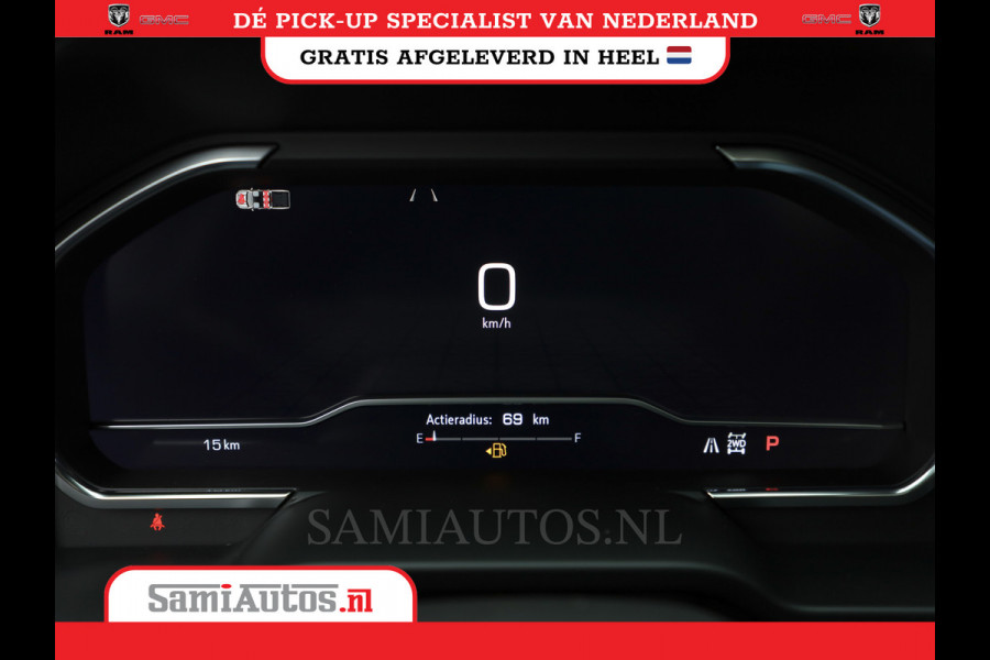 GMC Sierra Denali 6.2 V8 | HUD | 360CAMERA | HEAD-UP | APPLE CARPLAY | VIRTUAL COCKPIT |  BLACK LEDER | | FULL OPTION | DUBBELE CABINE | 5 PERSOONS | PICK UP | VOORRAAD NR 431569
