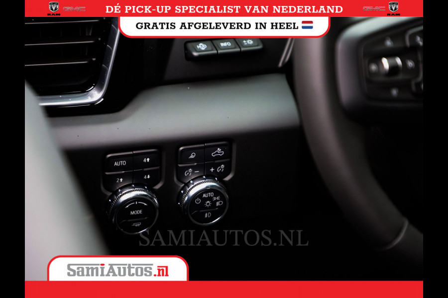 GMC Sierra Denali 6.2 V8 | HUD | 360CAMERA | HEAD-UP | APPLE CARPLAY | VIRTUAL COCKPIT |  BLACK LEDER | | FULL OPTION | DUBBELE CABINE | 5 PERSOONS | PICK UP | VOORRAAD NR 431569
