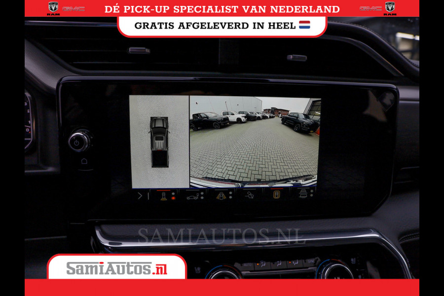 GMC Sierra Denali 6.2 V8 | HUD | 360CAMERA | HEAD-UP | APPLE CARPLAY | VIRTUAL COCKPIT |  BLACK LEDER | | FULL OPTION | DUBBELE CABINE | 5 PERSOONS | PICK UP | VOORRAAD NR 431569