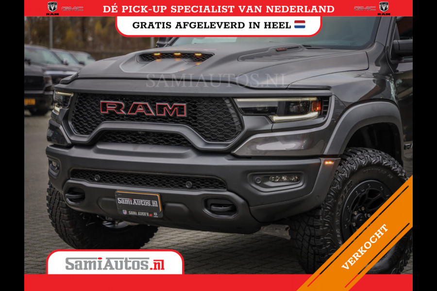 Dodge Ram 1500 TRX | 6.2 V8 712PK HELLCAT | BOM VOL | CARBON | GRANITE | ALL-IN PRIJS | CREW CAB | GRIJSKENTEKEN | 5 PERSOONS | DC | DUBBELE CABINE | VOORRAAD NR 2088 - 4151