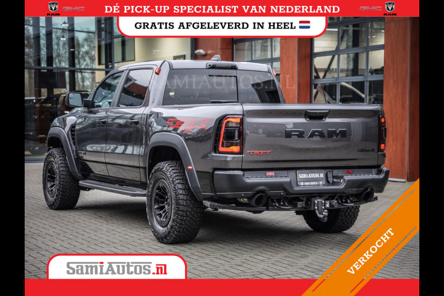 Dodge Ram 1500 TRX | 6.2 V8 712PK HELLCAT | BOM VOL | CARBON | GRANITE | ALL-IN PRIJS | CREW CAB | GRIJSKENTEKEN | 5 PERSOONS | DC | DUBBELE CABINE | VOORRAAD NR 2088 - 4151