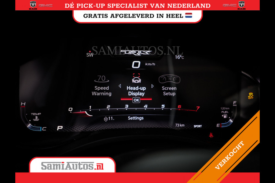 Dodge Ram 1500 TRX | 6.2 V8 712PK HELLCAT | BOM VOL | CARBON | GRANITE | ALL-IN PRIJS | CREW CAB | GRIJSKENTEKEN | 5 PERSOONS | DC | DUBBELE CABINE | VOORRAAD NR 2088 - 4151