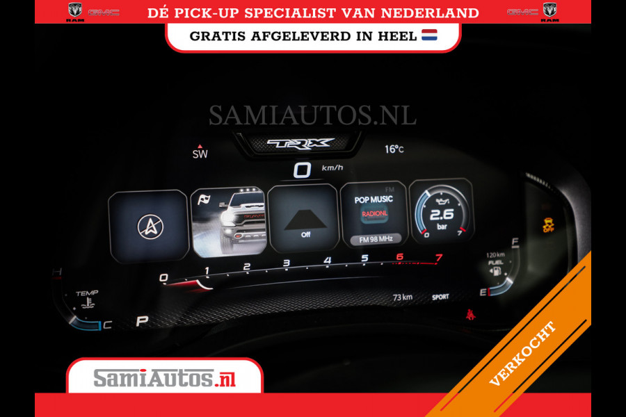 Dodge Ram 1500 TRX | 6.2 V8 712PK HELLCAT | BOM VOL | CARBON | GRANITE | ALL-IN PRIJS | CREW CAB | GRIJSKENTEKEN | 5 PERSOONS | DC | DUBBELE CABINE | VOORRAAD NR 2088 - 4151