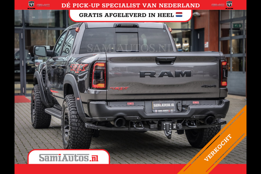 Dodge Ram 1500 TRX | 6.2 V8 712PK HELLCAT | BOM VOL | CARBON | GRANITE | ALL-IN PRIJS | CREW CAB | GRIJSKENTEKEN | 5 PERSOONS | DC | DUBBELE CABINE | VOORRAAD NR 2088 - 4151