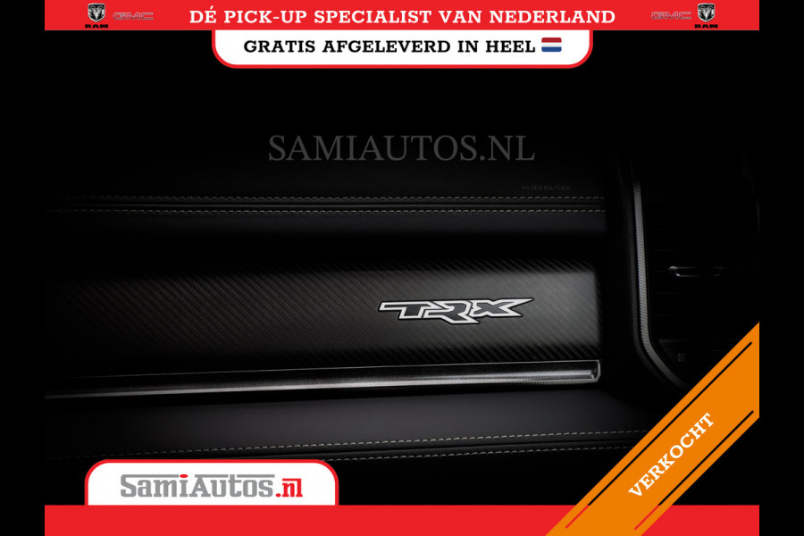 Dodge Ram 1500 TRX | 6.2 V8 712PK HELLCAT | BOM VOL | CARBON | GRANITE | ALL-IN PRIJS | CREW CAB | GRIJSKENTEKEN | 5 PERSOONS | DC | DUBBELE CABINE | VOORRAAD NR 2088 - 4151