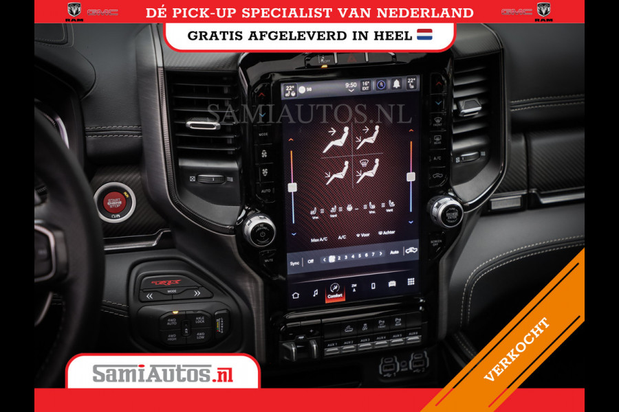 Dodge Ram 1500 TRX | 6.2 V8 712PK HELLCAT | BOM VOL | CARBON | GRANITE | ALL-IN PRIJS | CREW CAB | GRIJSKENTEKEN | 5 PERSOONS | DC | DUBBELE CABINE | VOORRAAD NR 2088 - 4151