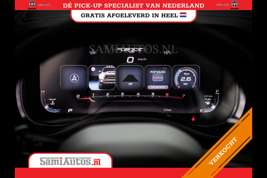 Dodge Ram 1500 TRX | 6.2 V8 712PK HELLCAT | BOM VOL | CARBON | GRANITE | ALL-IN PRIJS | CREW CAB | GRIJSKENTEKEN | 5 PERSOONS | DC | DUBBELE CABINE | VOORRAAD NR 2088 - 4151