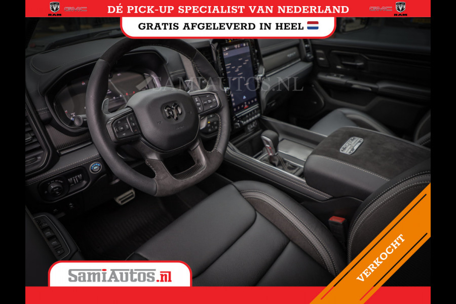 Dodge Ram 1500 TRX | 6.2 V8 712PK HELLCAT | BOM VOL | CARBON | GRANITE | ALL-IN PRIJS | CREW CAB | GRIJSKENTEKEN | 5 PERSOONS | DC | DUBBELE CABINE | VOORRAAD NR 2088 - 4151