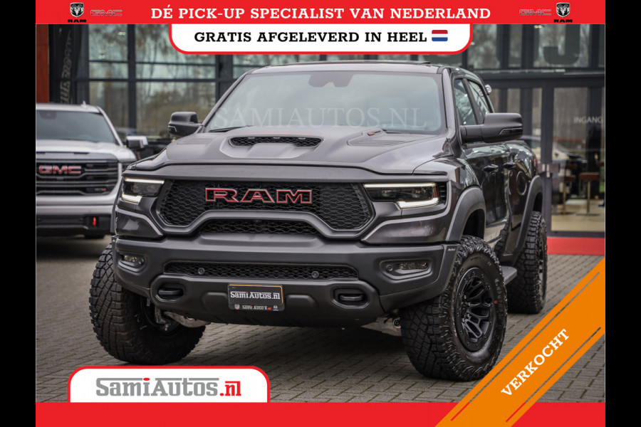 Dodge Ram 1500 TRX | 6.2 V8 712PK HELLCAT | BOM VOL | CARBON | GRANITE | ALL-IN PRIJS | CREW CAB | GRIJSKENTEKEN | 5 PERSOONS | DC | DUBBELE CABINE | VOORRAAD NR 2088 - 4151