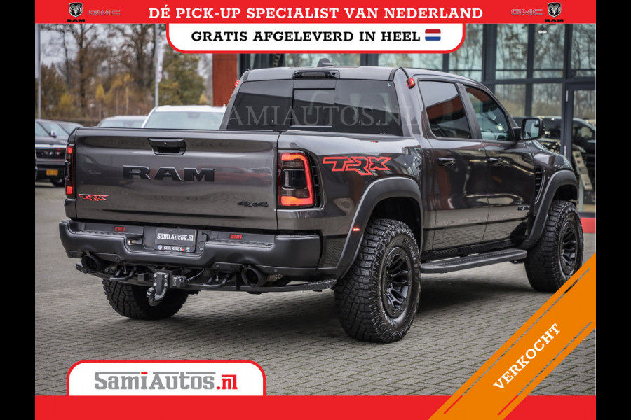 Dodge Ram 1500 TRX | 6.2 V8 712PK HELLCAT | BOM VOL | CARBON | GRANITE | ALL-IN PRIJS | CREW CAB | GRIJSKENTEKEN | 5 PERSOONS | DC | DUBBELE CABINE | VOORRAAD NR 2088 - 4151