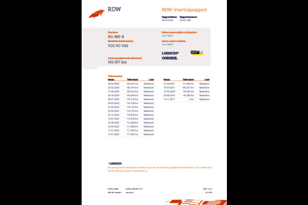 Volvo V40 2.0 T4 Business Sport / NL-Auto / 190 PK / Distributie recent verv. / Navigatie / Cruise / Climate